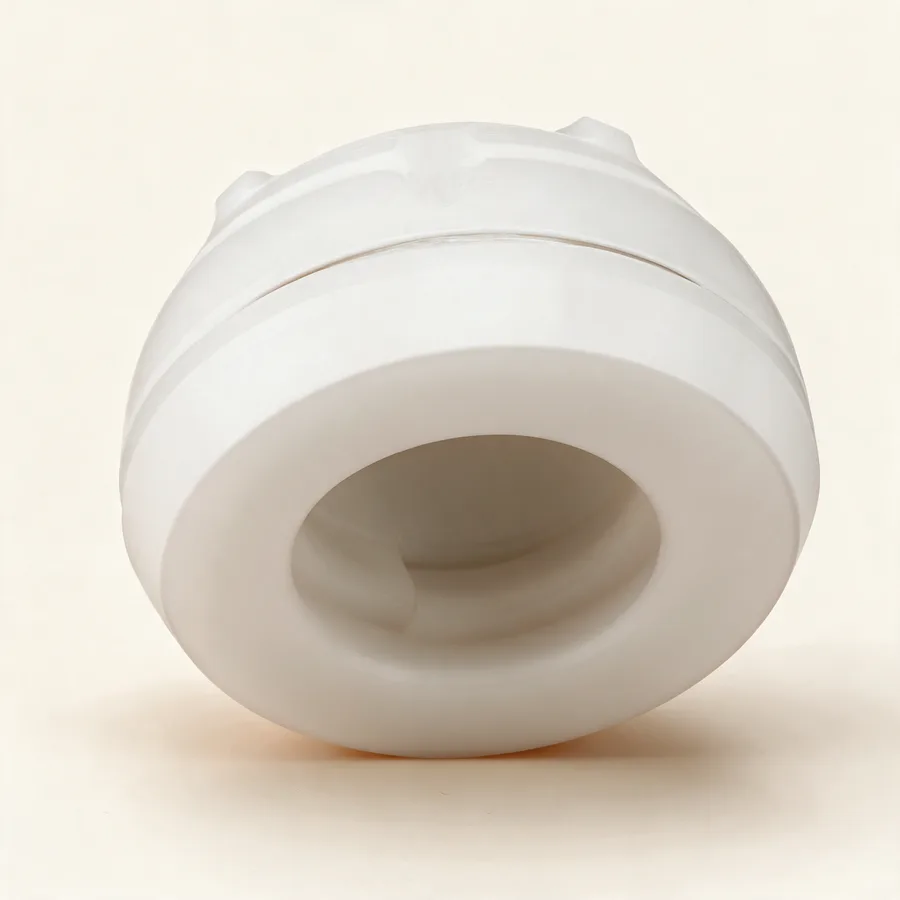 Acetábulo cementado de polietileno constreñido, cabeza de 28 mm. Imagen referencial.
