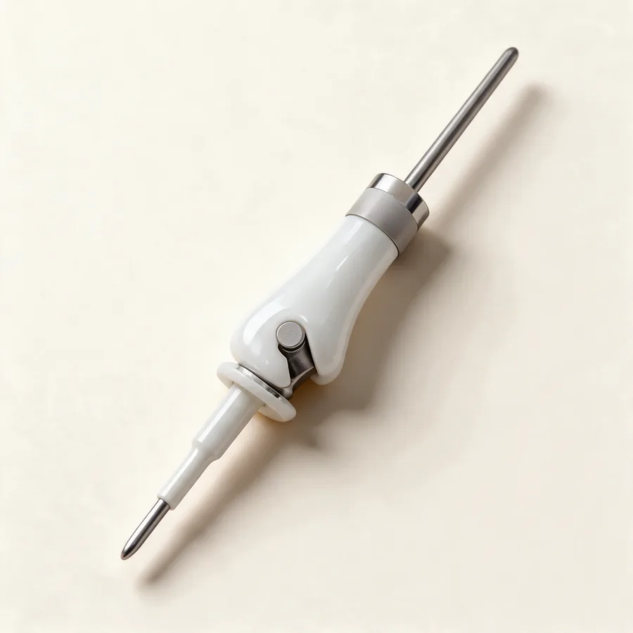 Endoprótesis modular de fémur distal con articulación. Imagen referencial.