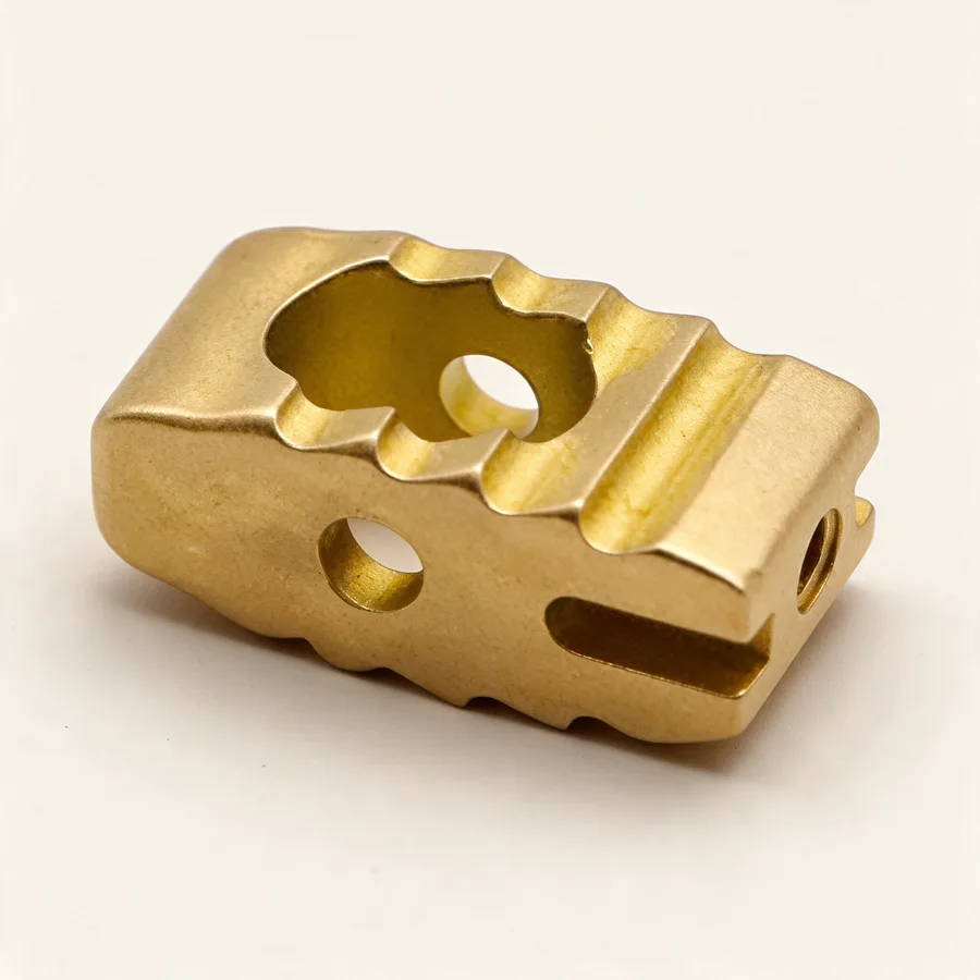 Jaula intersomática lumbar de titanio. Imagen referencial.